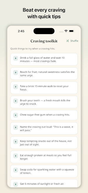 Quit Sugar: Sugar No Tracker Screenshot 3