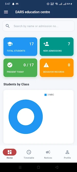 DARS School Staff App Screenshot 0