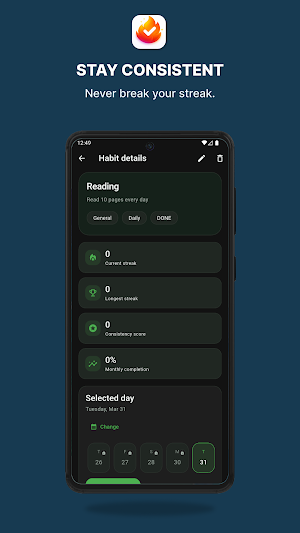 Habit Tracker Screenshot 2
