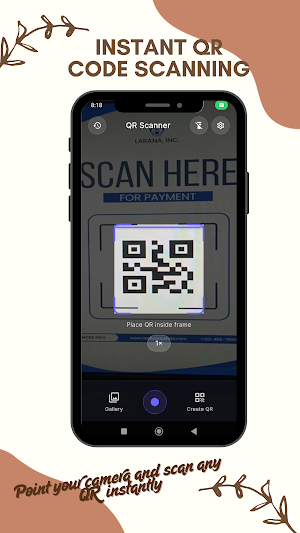SankcyQR – Fast QR Scanner Screenshot 0