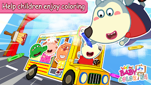 Wolfoo's Drawing Doodle, Color Screenshot 1