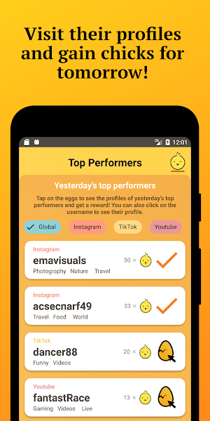 Tappy - Real Followers and Likes for your Profile Screenshot 3