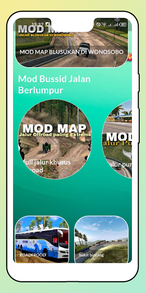 Mod Jalan Rusak Bussid Lumpur Screenshot 2