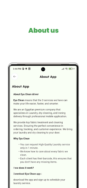 EyaLaundryDriver Screenshot 3