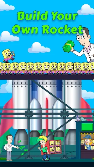 Idle Rocket Tycoon: Space Factory Screenshot 3
