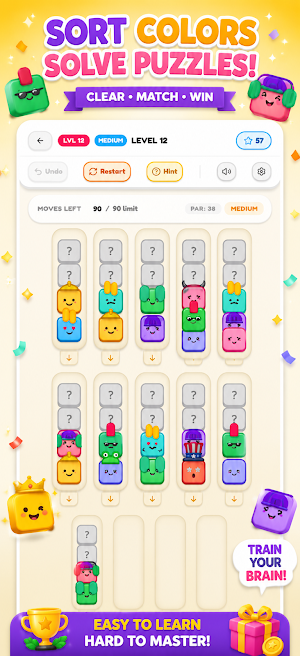Cute Color Sort Screenshot 3