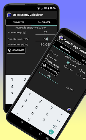 Bullet Energy Calculator Screenshot 0