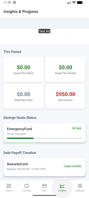 Savings Tracker Screenshot 3