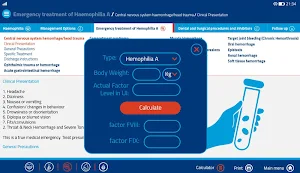 Haemophilia transfusion medicine Screenshot 1