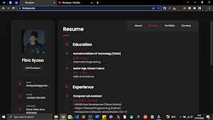 Portfolio - Fitra Ilyasa Screenshot 3