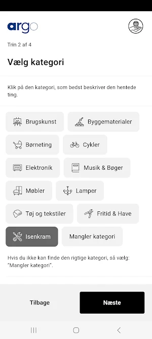 Direkte Genbrug Screenshot 2