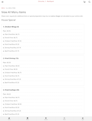 China No. 1 - Northport Order Screenshot 3