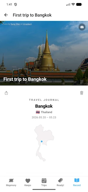 Travel Mapmory: Travel Journal Screenshot 2
