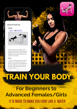 AlphaQueen Pushup Home Trainer Screenshot 1