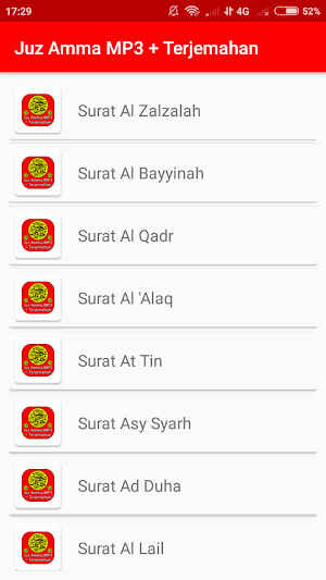 Juz Amma MP3 Offline + Terjemah Screenshot 2
