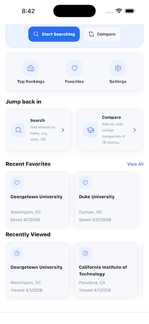 College Signal Screenshot 1