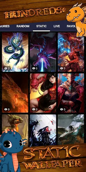 dragon background Screenshot 3