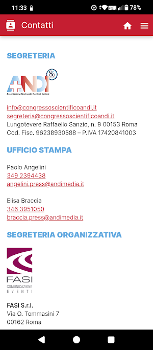 64° Congresso Scientifico ANDI Screenshot 3