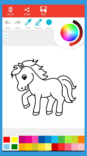 Little Ponny Coloring Book Screenshot 0