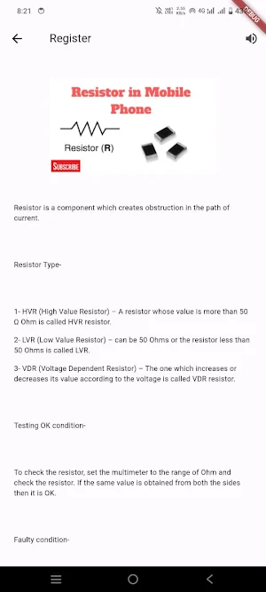 mobile components in english Screenshot 3