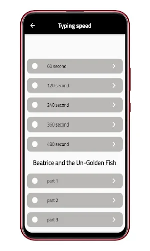 typing speed Screenshot 1