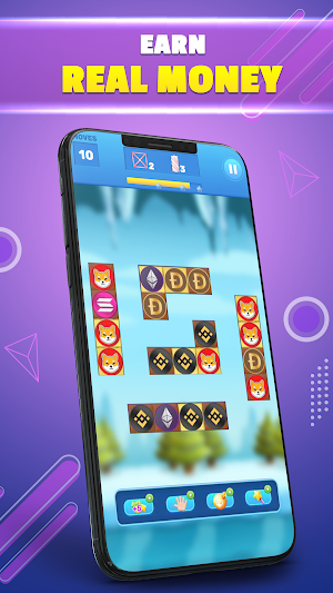 Crypto Tiles 2-Earn BTC Match3 Screenshot 3