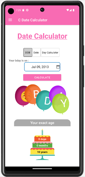 Pregnancy due date calculator Screenshot 3
