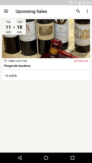 Fitzgerald Wine Auctions Screenshot 0