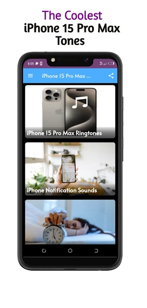 Ringtone for iPHONE 15 PRO MAX Screenshot 1