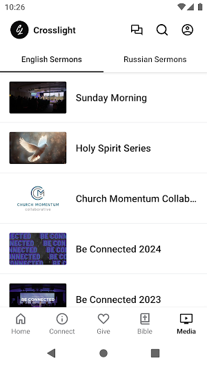 Crosslight Church Screenshot 2