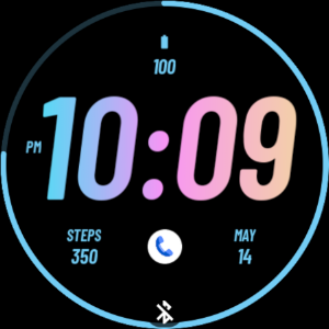 Summer Run Watch Face Screenshot 3