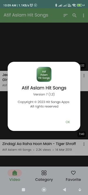 Atif Aslam Hit Songs Screenshot 2