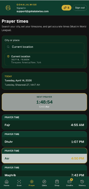 GoHalalWise Screenshot 2