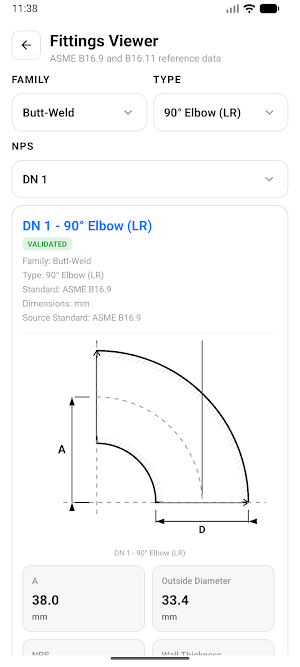 Pipetionary: Piping Data Screenshot 2