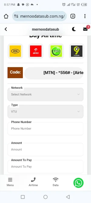 MERNNOO DATA SUB Screenshot 3