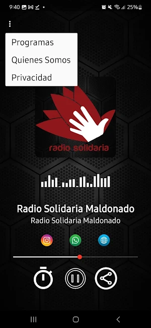 Radio Solidaria Maldonado Screenshot 2