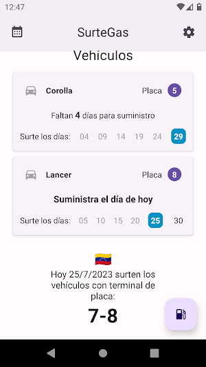 SurteGas Screenshot 1