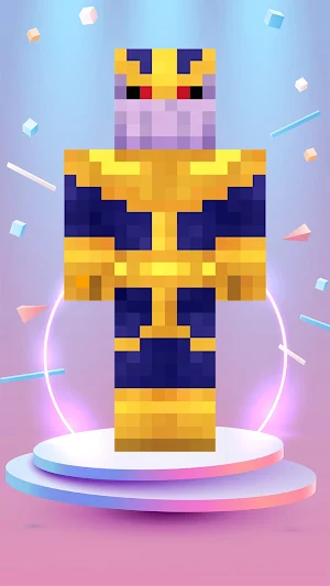 Thanos Skin for Minecraft Screenshot 1