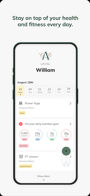 Austin Country Club Fitness Screenshot 1