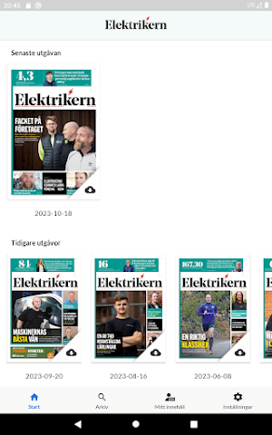 Tidningen Elektrikern Screenshot 2