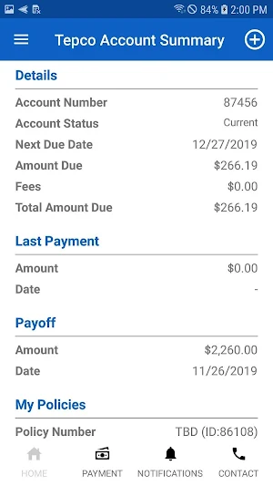Tepco Mobile Screenshot 1