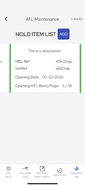 ATL Maintenance App Avioblue Screenshot 1