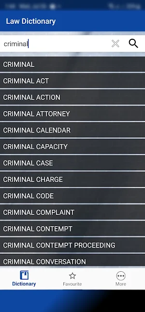 Law Dictionary Offline Screenshot 2