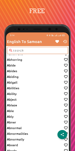 English To Samoan Dictionary O Screenshot 0