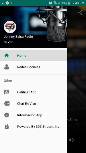 Johnny Salsa Radio Screenshot 1