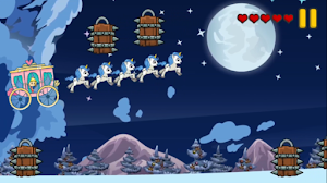 Princess Unicorn Run 3D Game Screenshot 1