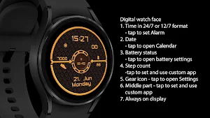 Carbon Wear OS Screenshot 3