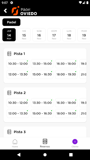 Padel Oviedo Screenshot 3