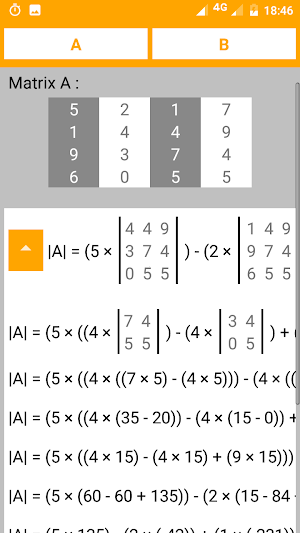 Matrix Calculator - Gaussian - Cramer - PRO Screenshot 1