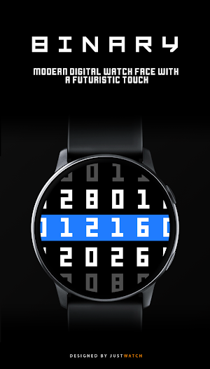 Binary Watch Face Screenshot 1